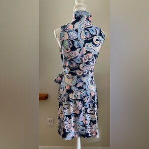 Lilly Pulitzer Romee Wrap Dress Holy Flockamolie M